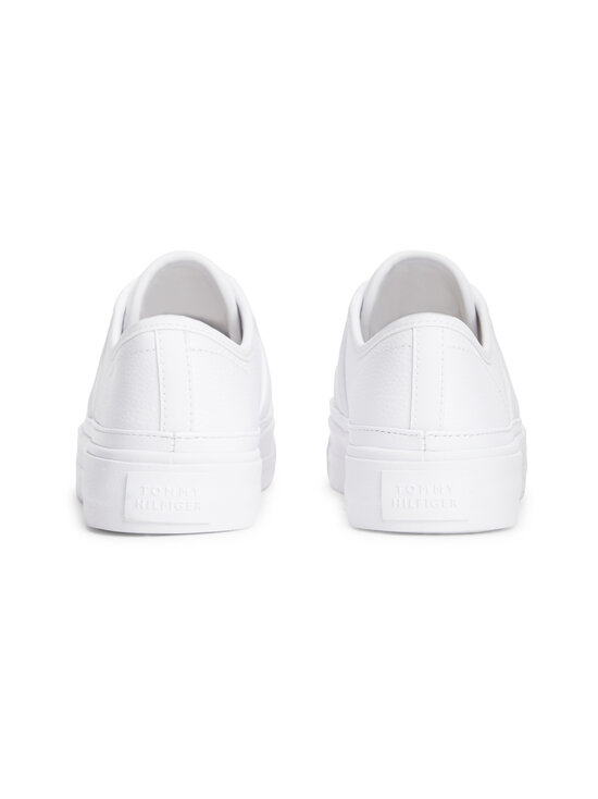Tommy Hilfiger - Platform Vulc Piping ādas brīvā laika apavi - YBS WHITE | Stockmann - photo 3