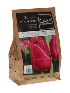 Casa Stockmann - Tulipa Triumph Pink Ardour -kukkasipulit 15 kpl - VAALEANPUNAINEN Casa Stockmann - Tulipa Triumph Pink Ardour -kukkasipulit 15 kpl - VAALEANPUNAINEN | Stockmann