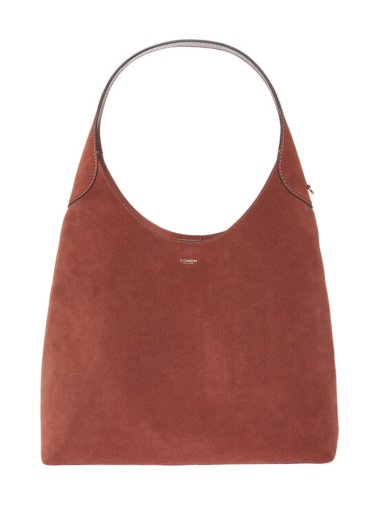 Coach - Suede Brooklyn Shoulder 39 -nahkalaukku - B4/CLAY | Stockmann - photo 1