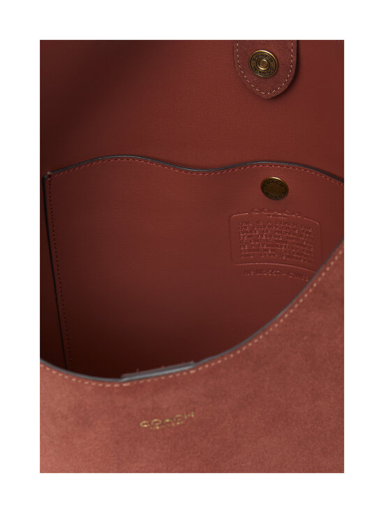 Coach - Suede Brooklyn Shoulder 39 -nahkalaukku - B4/CLAY | Stockmann - photo 3
