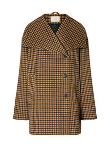 Selected - SlwCarolyn Wool Blend auduma mētelis - TOFFEE | Stockmann