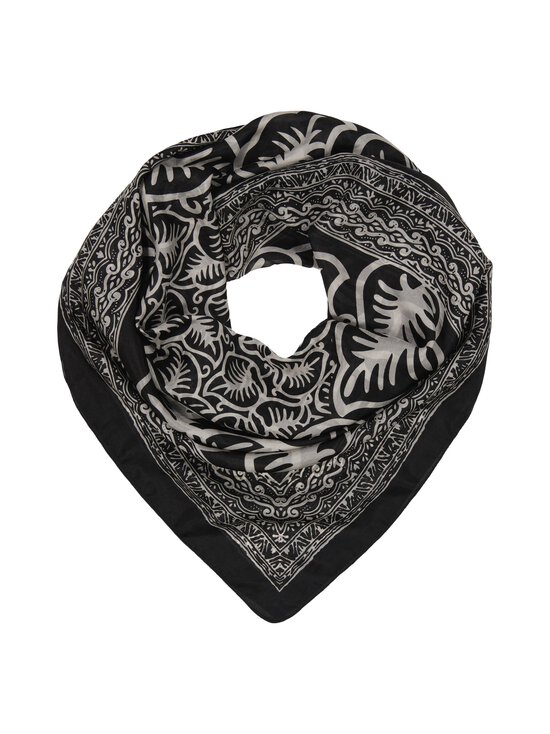 A+more - Adriana-silkkihuivi 100 x 100 cm - BLACK/WHITE | Stockmann - photo 1