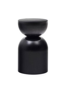 Kave Home - Rachell-sivupöytä musta ⌀ 30 cm - BLACK | Stockmann