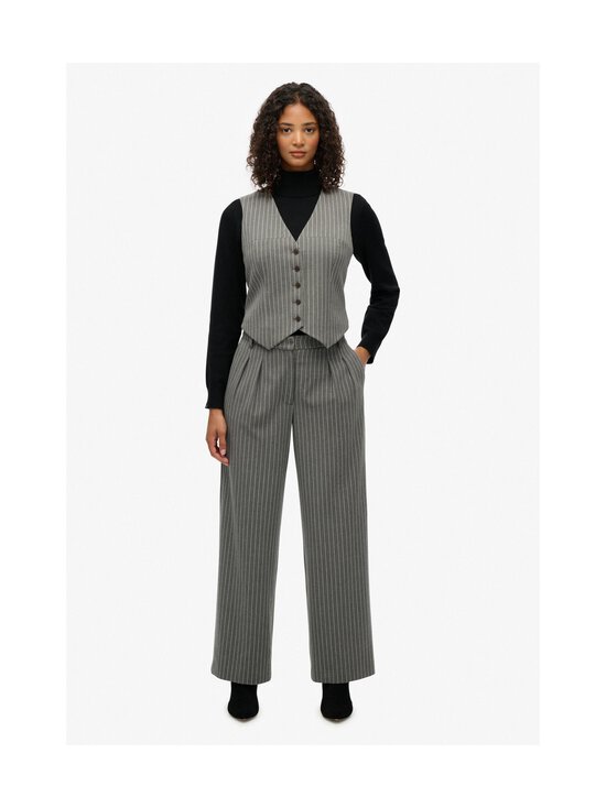 Superdry - Püksid Mid Rise Pinstripe - D6X GREY PINSTRIPE | Stockmann - photo 9