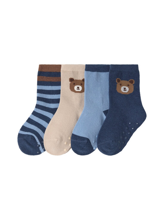Lindex - Zeķes 4 iepak. - 2065 BLUE | Stockmann - photo 1