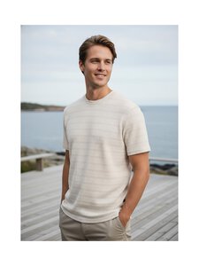 J.Lindeberg - T-särk Jose Jacquard - U029 MOONBEAM | Stockmann