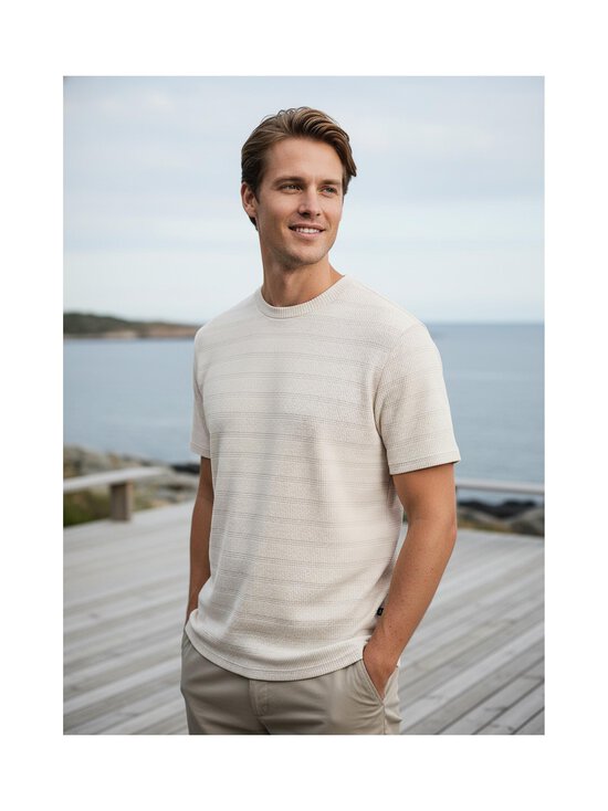 J.Lindeberg - T-särk Jose Jacquard - U029 MOONBEAM | Stockmann - photo 1