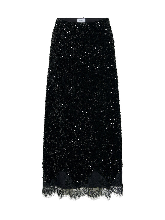 Vila - VmBelieve Lace Midi -hame - BLACK | Stockmann - photo 1