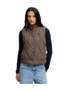 Superdry - Vest Onion Quilt Crinkle Snap - 2QJ DEEP KHAKI GREEN | Stockmann
