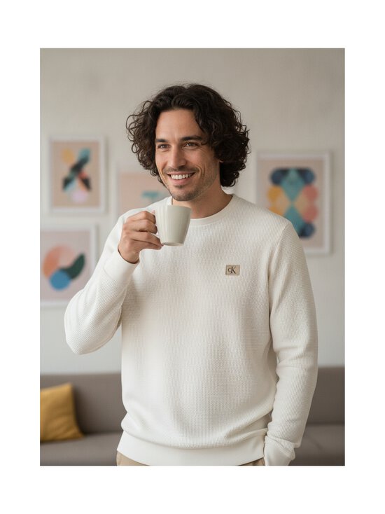 Calvin Klein Jeans - Pusa Waffle Badge Crewneck - YAS TOFU | Stockmann - photo 7