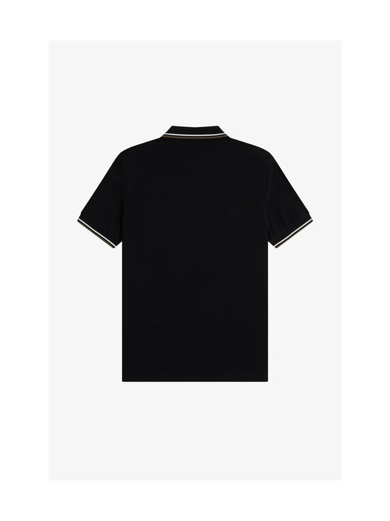 Fred Perry - Twin Tipped -pikeepaita - W54 BLK/ECRU/LAUREL W GREEN | Stockmann - photo 2