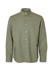 Selected - SlhSlimClay Linenblend krekls - VETIVER | Stockmann