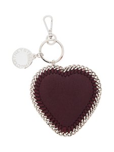 Stella McCartney - Heart Charm -laukkukoru - 6002 PLUM | Stockmann