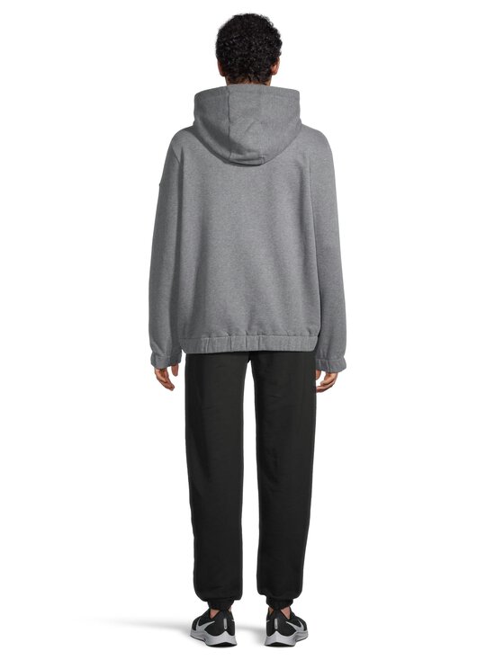 Moncler - Leather Logo Zip Up -collegetakki - 991 GREY | Stockmann - photo 3