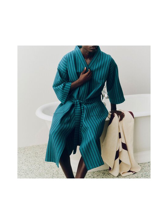 HAY - Waffle Stripe -kylpytakki - STRIPE PETROL BLUE | Stockmann - photo 2