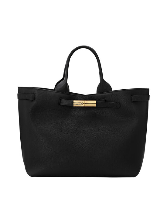 Longchamp - Le Smart Flow Top Handle -nahkalaukku - 001 BLACK | Stockmann - photo 1
