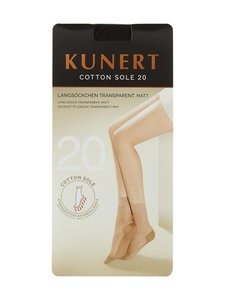 Kunert - Sokid Cotton Sole 20 den - 0500 BLACK | Stockmann