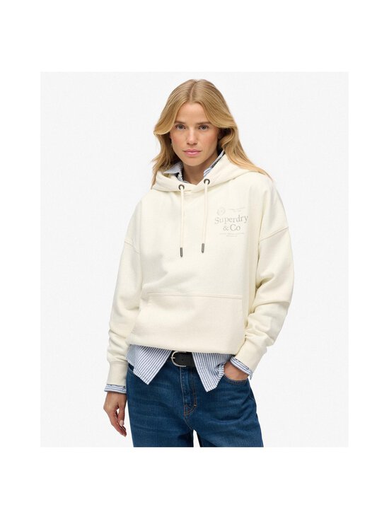 Superdry - Luxe Casual Relaxed -huppari - 22C CREAM | Stockmann - photo 2