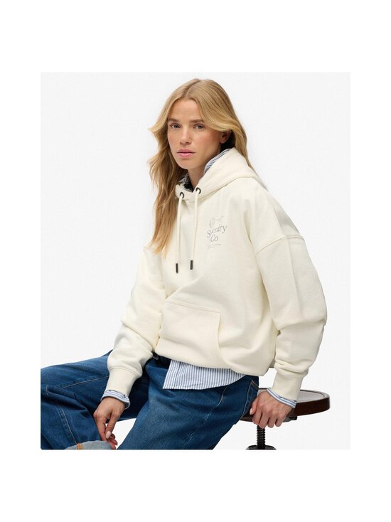 Superdry - Luxe Casual Relaxed -huppari - 22C CREAM | Stockmann - photo 6