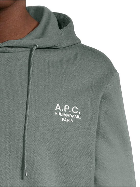 A.P.C - Jersey Standard Rue Madame -huppari - VERT GRISE / BLANC | Stockmann - photo 4