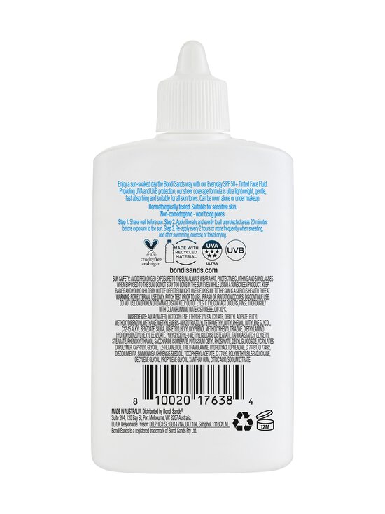 Bondi Sands - Everday Tinted Face Fluid SPF50+ -sävytetty aurinkovoide - NOCOL | Stockmann - photo 2