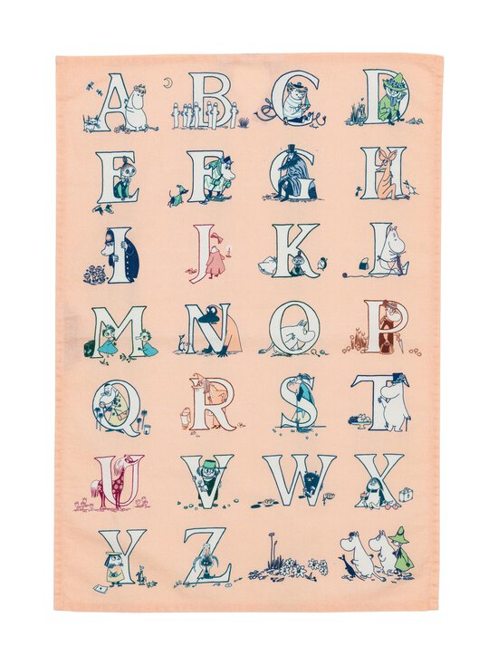 Moomin Arabia - Aakkoset-keittiöpyyhesetti 2 kpl - MULTICOLOR | Stockmann - photo 3