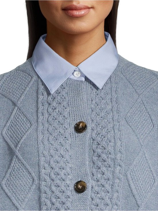 Stella McCartney - Mix Knit And Shirting -paita - MULTICO | Stockmann - photo 5