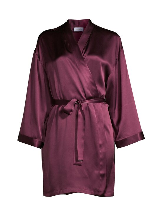Silk dressing gown