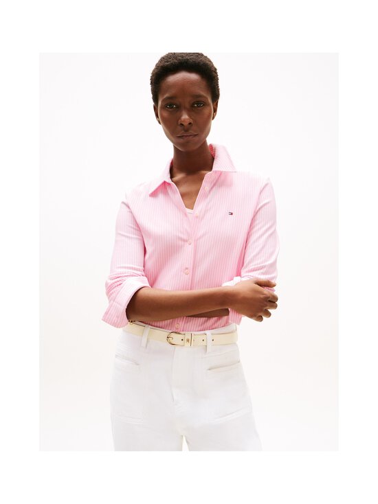 Tommy Hilfiger - Slim Fit Pique -paitapusero - 0D7 ITHACA STP/ CLASSIC PINK - photo 4 Tommy Hilfiger - Slim Fit Pique -paitapusero - 0D7 ITHACA STP/ CLASSIC PINK | Stockmann - photo 4