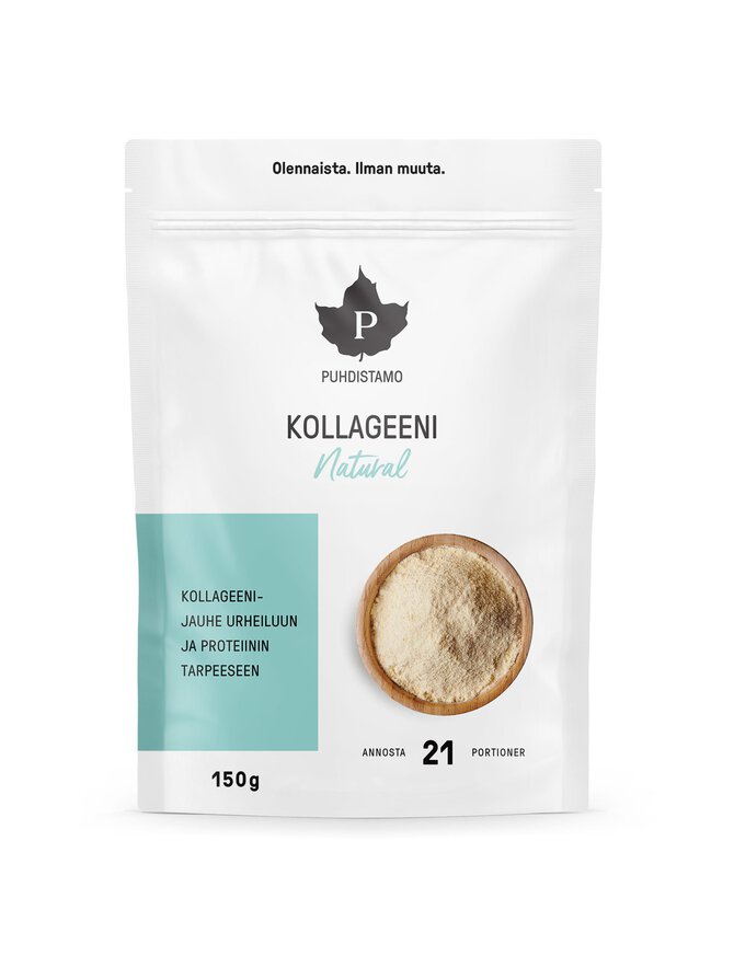 Puhdistamo - Kollageeni Natural -ravintolisä, 150 G