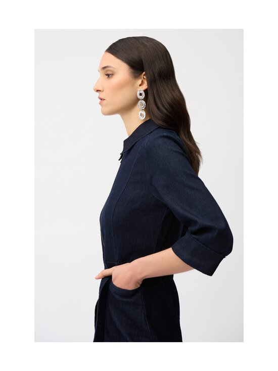 Joseph Ribkoff - Teksakleit Denim Dress With Half Zip - 3302 DARK DENIM BLUE | Stockmann - photo 4