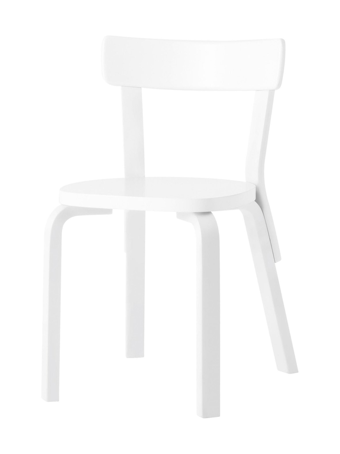 Valkoinen Artek 69 tuoli 086422 | 47 x 44 x 76 cm | Koti 69 tuoli, koottu, Artek