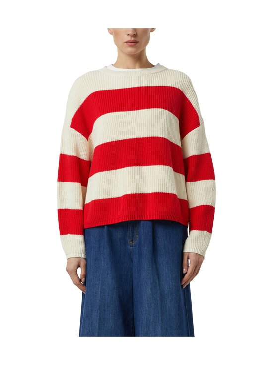 Comma - Raidallinen neule - 32G0 RED SAND | Stockmann - photo 3