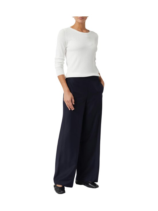 Comma - Wide Leg bikses - 5976 NAVY BLUE | Stockmann - photo 4