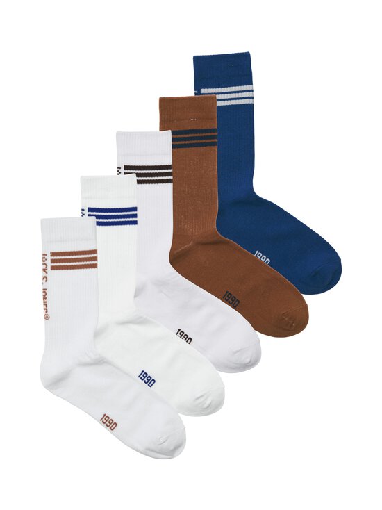 Jacjace-tennissukat 5-pack