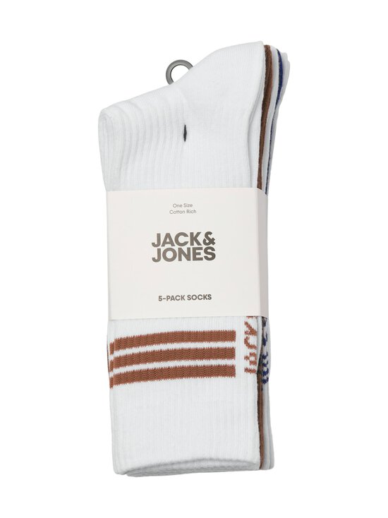 JACK & JONES junior - Jacjace-tennissukat 5-pack - WHITE PACK:MONKS ROBE - WHITE - SURF THE WEB - WHITE - photo 2 JACK & JONES junior - Jacjace-tennissukat 5-pack - WHITE PACK:MONKS ROBE - WHITE - SURF THE WEB - WHITE | Stockmann - photo 2