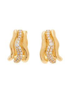 MISSOMA - Molten Snow Triple Small auskari - GOLD | Stockmann