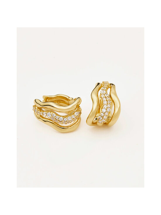 MISSOMA - Molten Snow Triple Small auskari - GOLD | Stockmann - photo 2