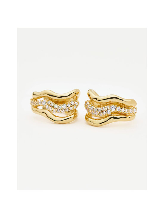 MISSOMA - Molten Snow Triple Small auskari - GOLD | Stockmann - photo 3