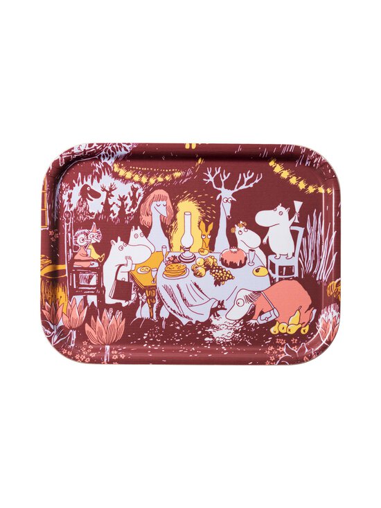 Moomin Arabia - Juhlan Aika -vaneritarjotin 27 x 20 cm - RED | Stockmann - photo 1