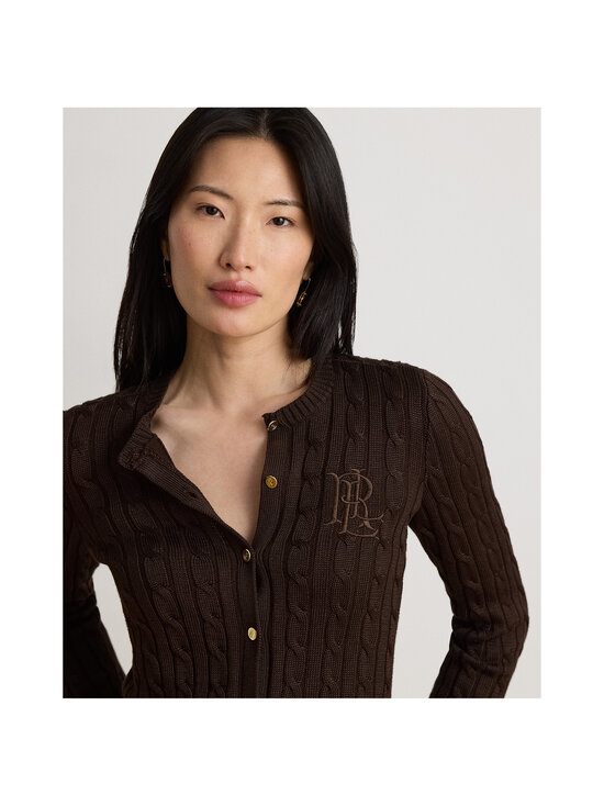 Lauren Ralph Lauren - Palmikkoneuletakki - 505 CIRCUIT BROWN | Stockmann - photo 4