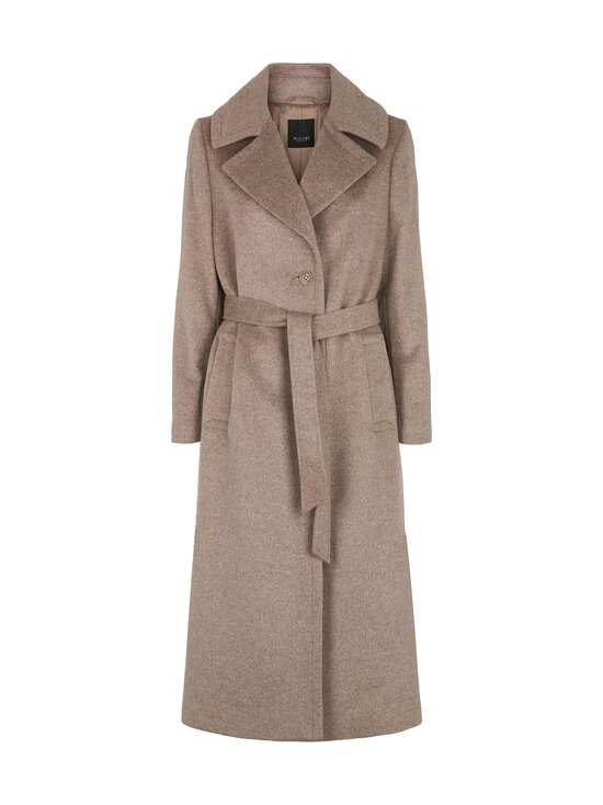 Cashmere Coat W - Clareta Belt -villakangastakki