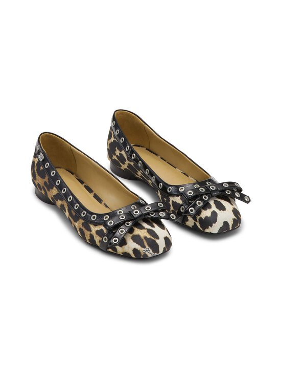 Ganni - Eyelets Bow -ballerinat - 842 LEOPARD PRINT - photo 2 Ganni - Eyelets Bow -ballerinat - 842 LEOPARD PRINT | Stockmann - photo 2