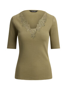 Lauren Ralph Lauren - Tops ar mežģīnēm - 001 LIGHT AGAVE | Stockmann
