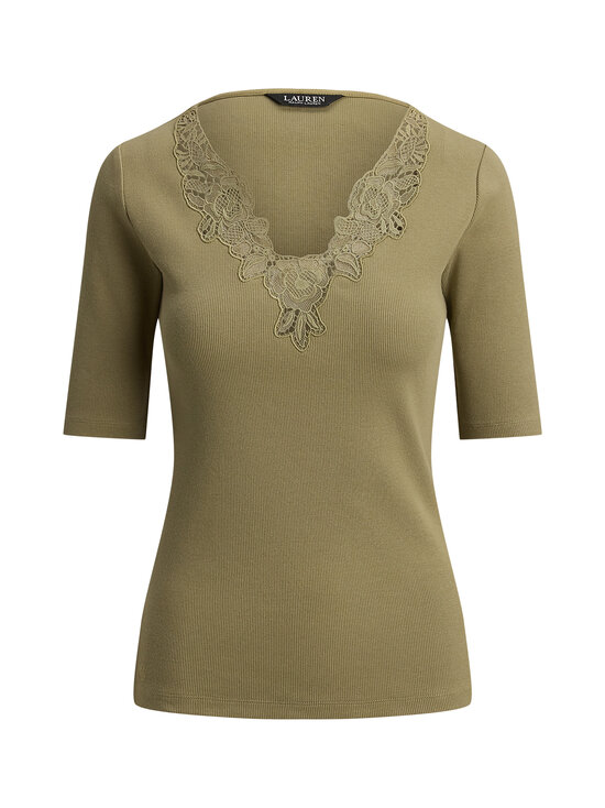 Lauren Ralph Lauren - Tops ar mežģīnēm - 001 LIGHT AGAVE | Stockmann - photo 1