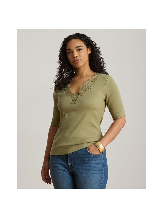 Lauren Ralph Lauren - Tops ar mežģīnēm - 001 LIGHT AGAVE | Stockmann - photo 2