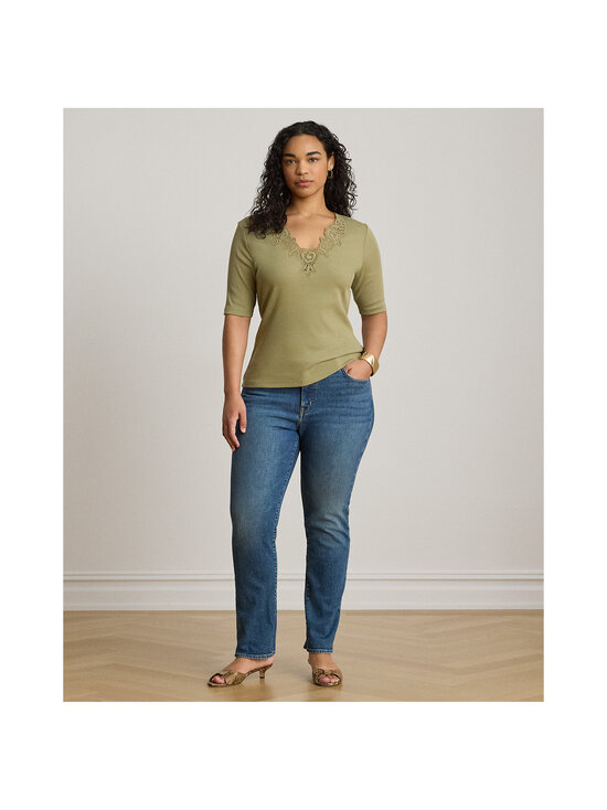 Lauren Ralph Lauren - Tops ar mežģīnēm - 001 LIGHT AGAVE | Stockmann - photo 4