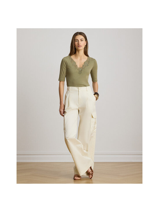 Lauren Ralph Lauren - Tops ar mežģīnēm - 001 LIGHT AGAVE | Stockmann - photo 7