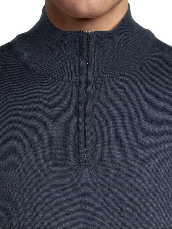 SAND Copenhagen - Ibro Half Zip -neule - 589 MEDIUM BLUE | Stockmann - photo 4
