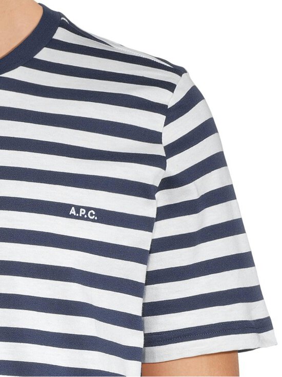 A.P.C - Standard Brode Raye T-krekls - IAK DARK NAVY | Stockmann - photo 4